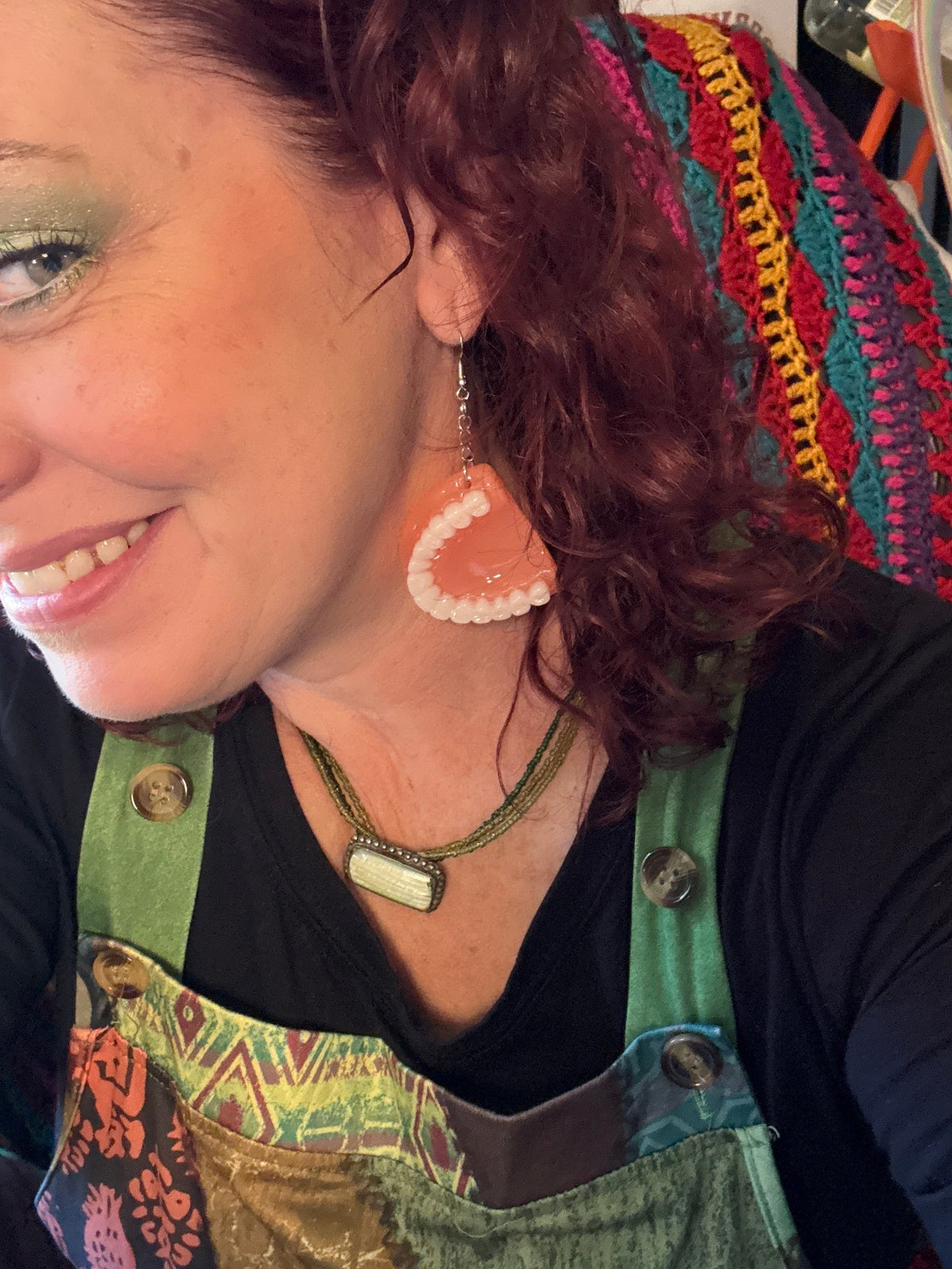 Denture earrings