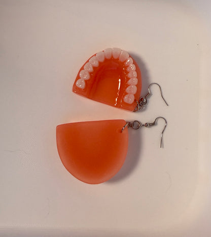 Denture earrings